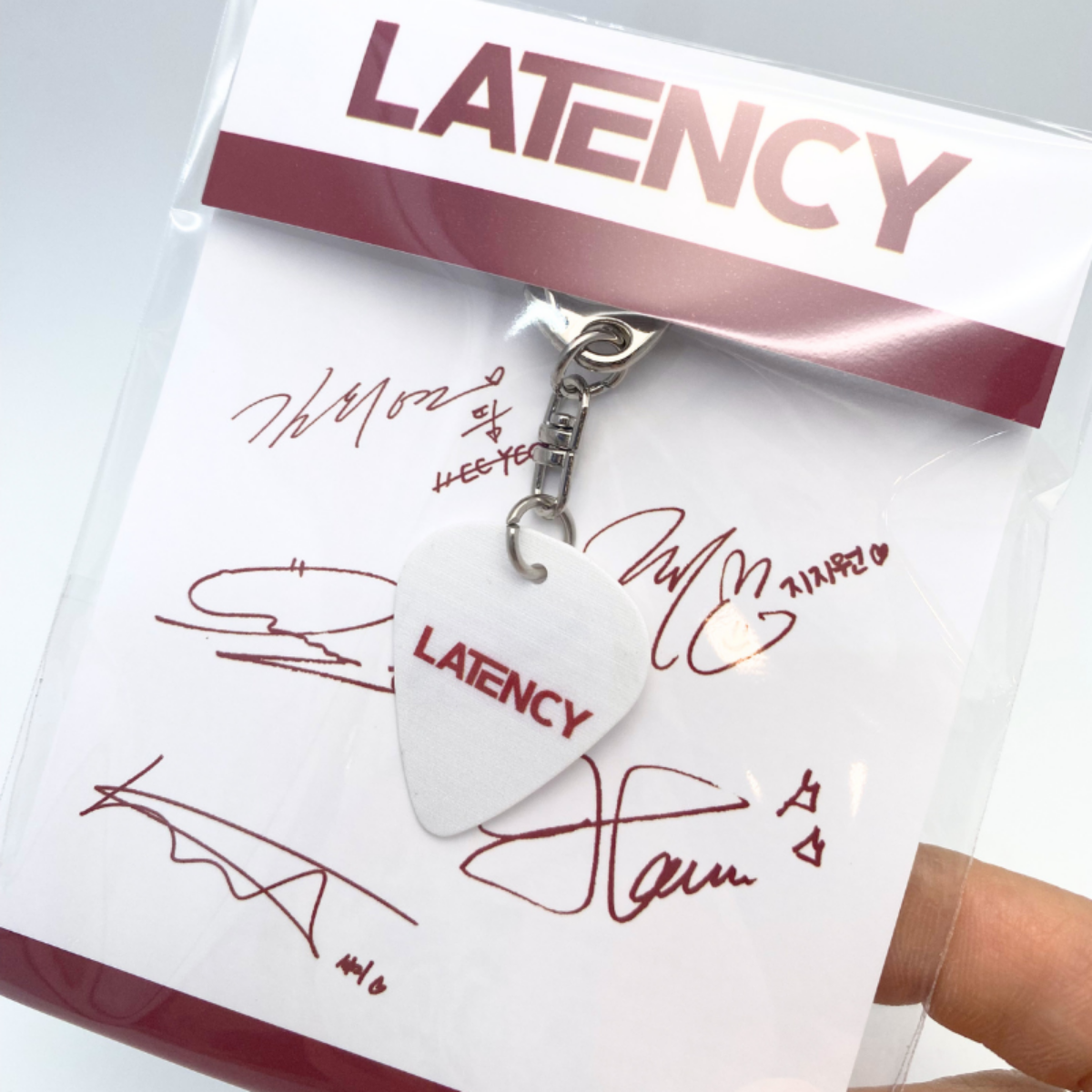 LATENCY 레이턴시 | 기타피크 키링 굿즈